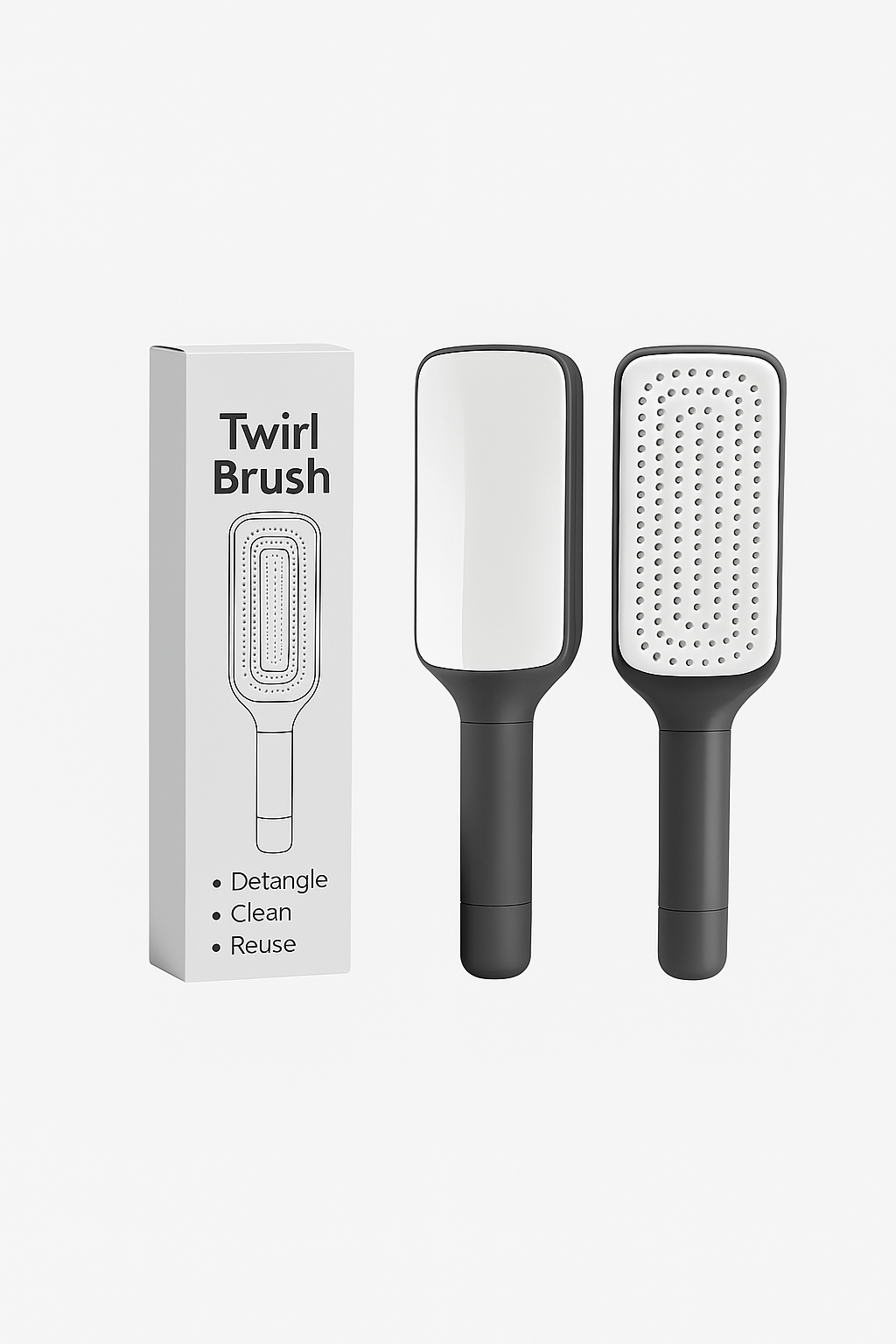 TwirlBrush™ - Self Cleaning Brush!